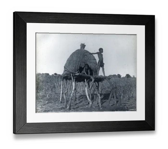 Framed Print : South Africa - Native Grain Store Framed Print : South Africa - Native Grain Store