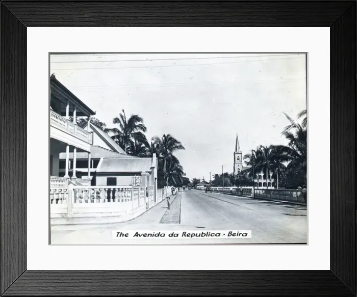 Framed Print : Mozambique - The Avenida da Republica, Beira Framed Print : Mozambique - The Avenida da Republica, Beira