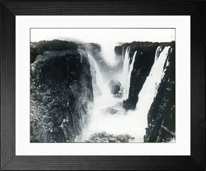 Framed Print : Zambia - Zimbabwe - The Falls, Victoria Falls Framed Print : Zambia - Zimbabwe - The Falls, Victoria Falls