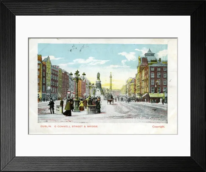 Framed Print : OConnell Street, Dublin, County Dublin Framed Print : OConnell Street, Dublin, County Dublin