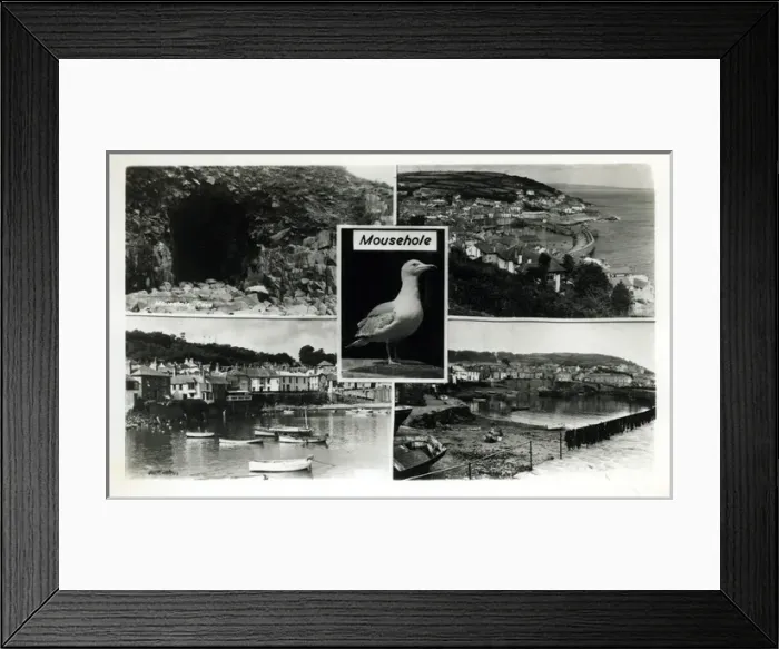 Framed Print : Multiview, Mousehole, Cornwall Framed Print : Multiview, Mousehole, Cornwall