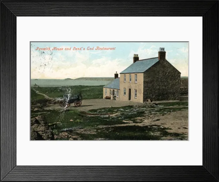 Framed Print : Penwith House, Lands End, Cornwall Framed Print : Penwith House, Lands End, Cornwall