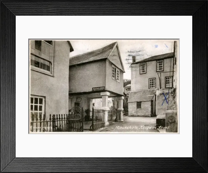 Framed Print : The Keigwin Arms, Mousehole, Cornwall Framed Print : The Keigwin Arms, Mousehole, Cornwall