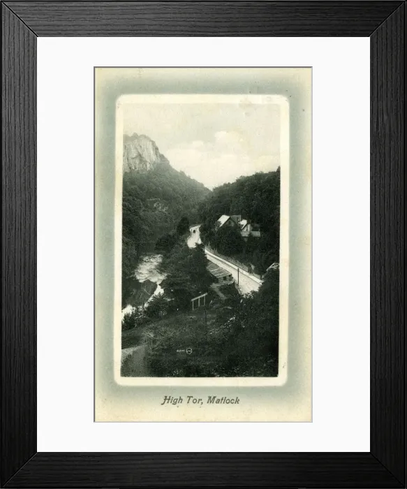 Framed Print : High Tor, Matlock, Derbyshire Framed Print : High Tor, Matlock, Derbyshire