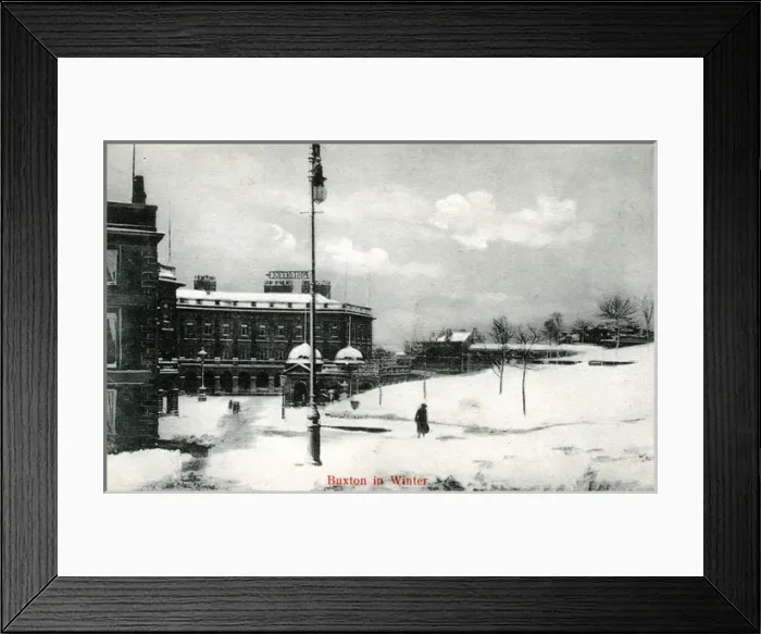 Framed Print : The Town, Buxton, Derbyshire Framed Print : The Town, Buxton, Derbyshire