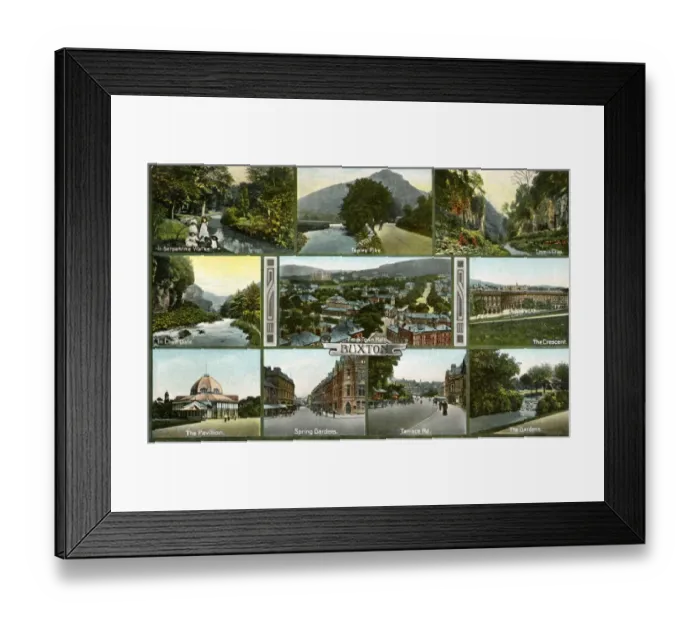 Framed Print : Multiview, Buxton, Derbyshire Framed Print : Multiview, Buxton, Derbyshire