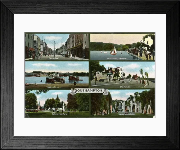 Framed Print : Multiview, Southampton, Hampshire Framed Print : Multiview, Southampton, Hampshire
