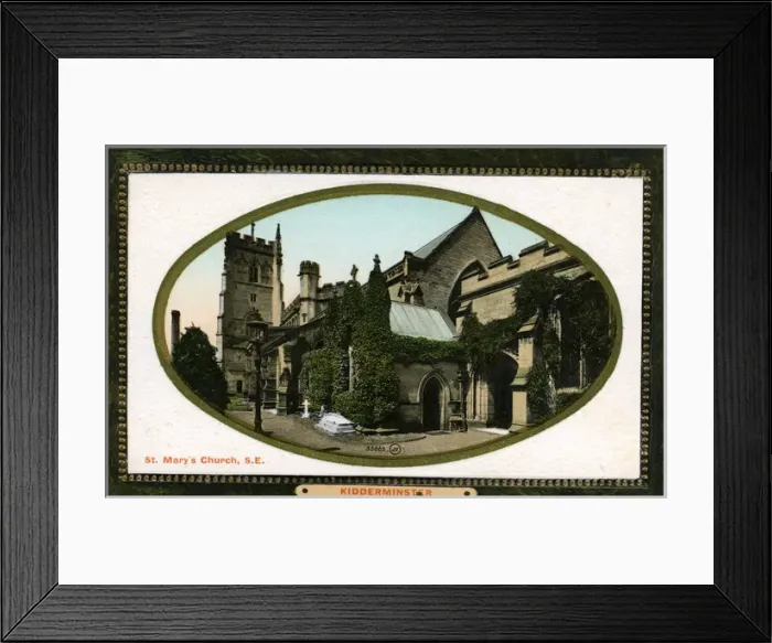 Framed Print : St Marys Church, Kidderminster, Worcestershire Framed Print : St Marys Church, Kidderminster, Worcestershire