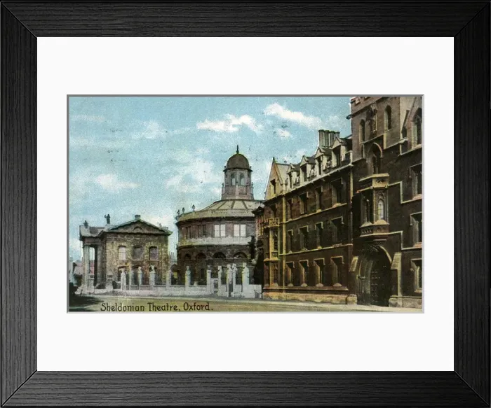 Framed Print : Sheldonian Theatre, Oxford, Oxfordshire Framed Print : Sheldonian Theatre, Oxford, Oxfordshire