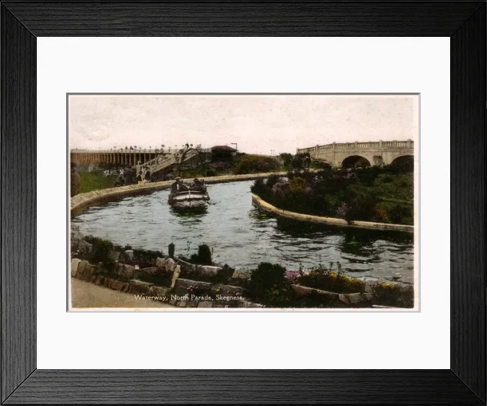 Framed Print : North Parade Waterway, Skegness, Lincolnshire Framed Print : North Parade Waterway, Skegness, Lincolnshire