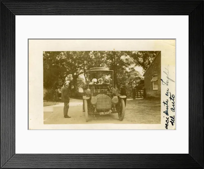 Framed Print : Fiat Vintage Car / Voiture, Eastbourne, England Framed Print : Fiat Vintage Car / Voiture, Eastbourne, England