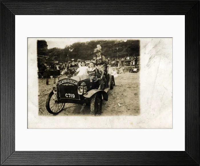 Framed Print : Vintage Cyclecar, The Beech, Scarborough, England Framed Print : Vintage Cyclecar, The Beech, Scarborough, England