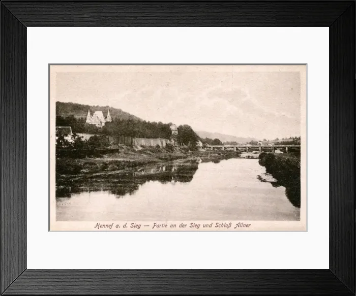 Framed Print : The River Sieg, Hennef, North Rhine-Westphalia Framed Print : The River Sieg, Hennef, North Rhine-Westphalia