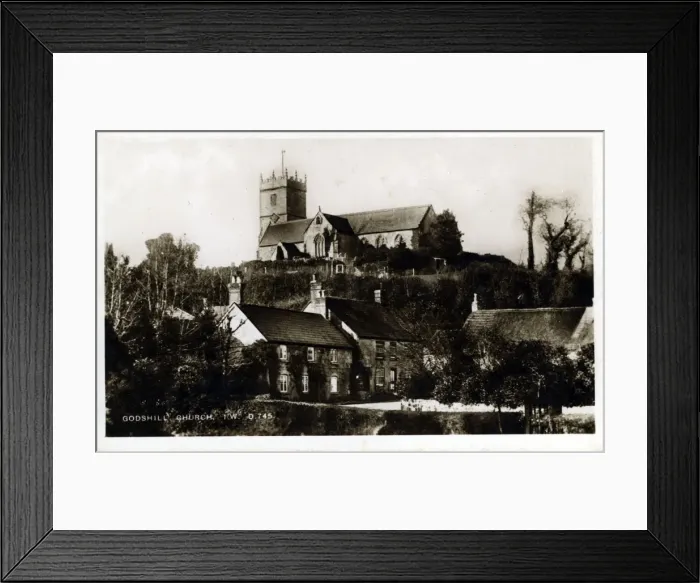 Framed Print : The Church, Godshill, Isle of Wight Framed Print : The Church, Godshill, Isle of Wight