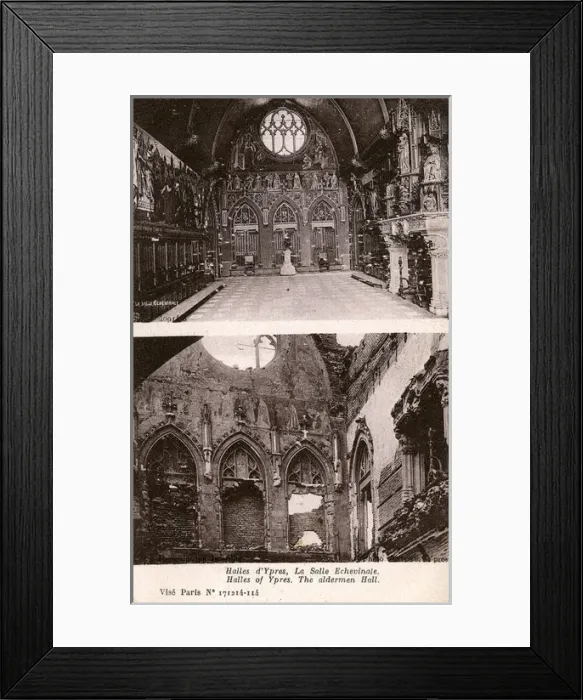 Framed Print : The Aldermen Hall, Ypres, West Flanders Framed Print : The Aldermen Hall, Ypres, West Flanders