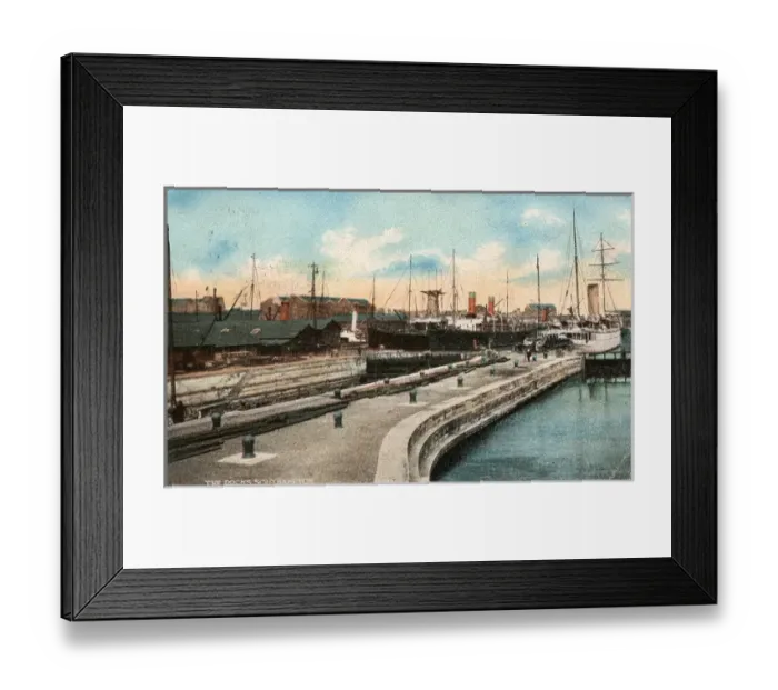 Framed Print : The Docks, Southampton, Hampshire Framed Print : The Docks, Southampton, Hampshire