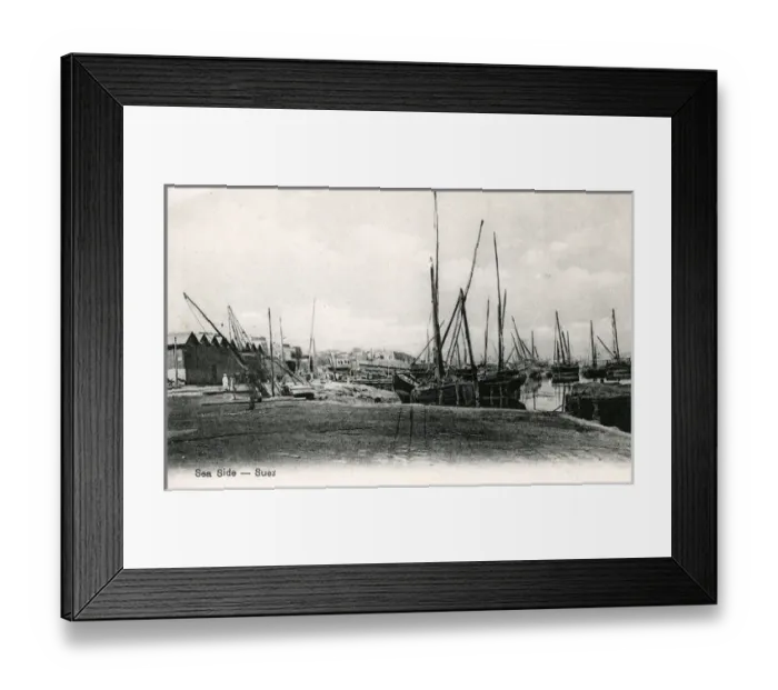 Framed Print : The Waterfront, Suez Framed Print : The Waterfront, Suez