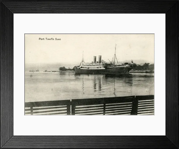 Framed Print : Port Tewfik, Suez Framed Print : Port Tewfik, Suez