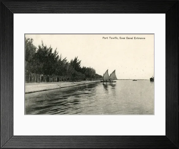 Framed Print : Port Tewfik, Suez Framed Print : Port Tewfik, Suez