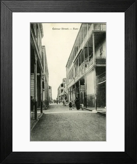 Framed Print : Colmar Street, Suez Framed Print : Colmar Street, Suez