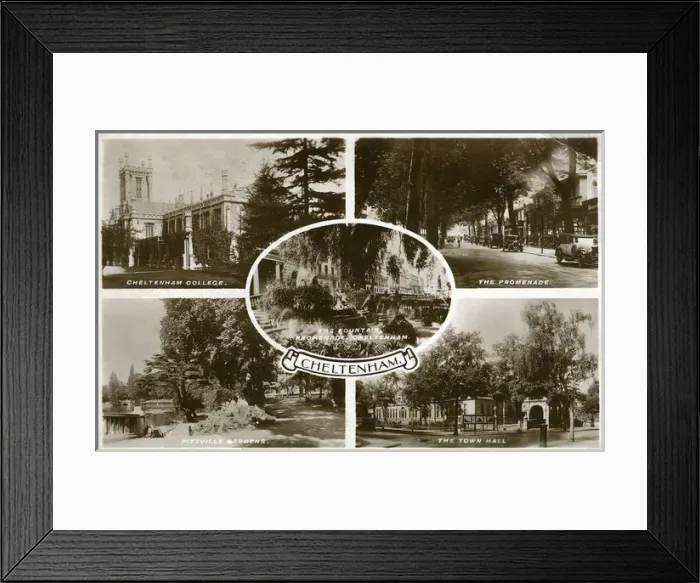 Framed Print : Multiview, Cheltenham, Gloucestershire Framed Print : Multiview, Cheltenham, Gloucestershire