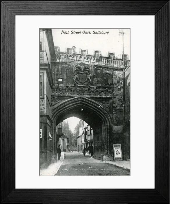 Framed Print : High Street Gate, Salisbury, Wiltshire Framed Print : High Street Gate, Salisbury, Wiltshire