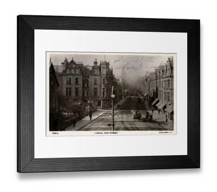 Framed Print : High Street, Hawick, England Framed Print : High Street, Hawick, England