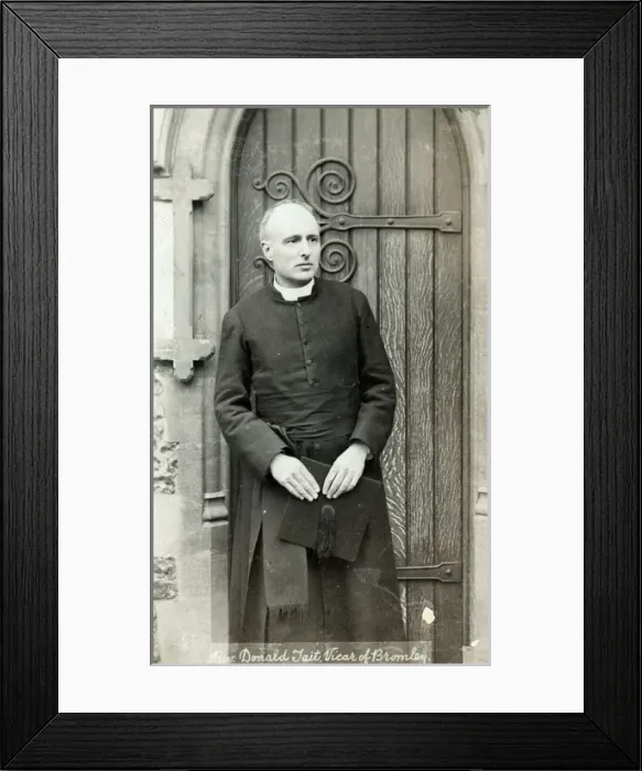 Framed Print : Revd Donald Tait, Bromley, England Framed Print : Revd Donald Tait, Bromley, England