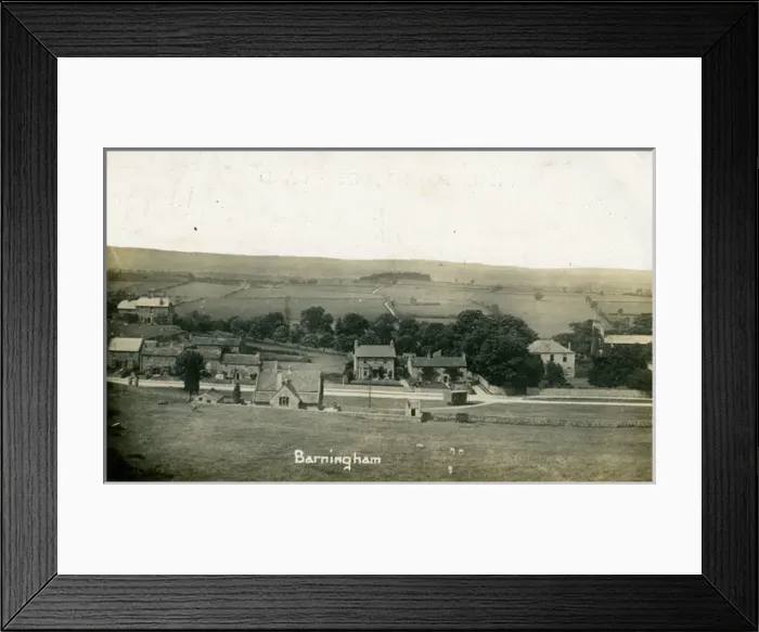 Framed Print : The Village, Barningham, Richmond, England Framed Print : The Village, Barningham, Richmond, England