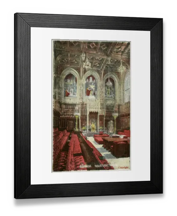 Framed Print : The House of Lords, Westminster, London Framed Print : The House of Lords, Westminster, London