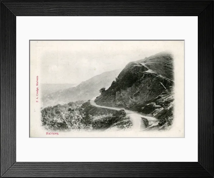 Framed Print : Footpath & Hills, Great Malvern, Worcestershire Framed Print : Footpath & Hills, Great Malvern, Worcestershire