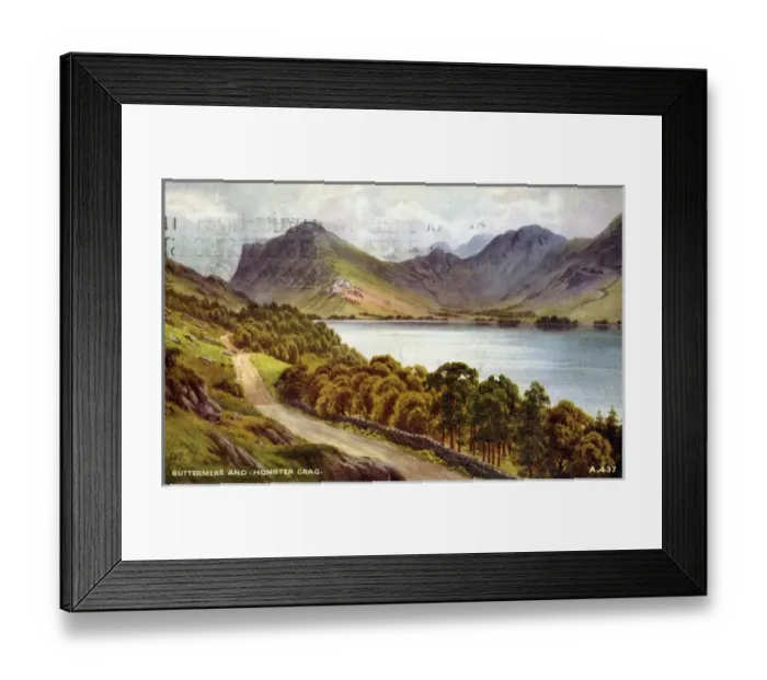 Framed Print : Buttermere Lake & Honister Crag, Cockermouth, Cumbria Framed Print : Buttermere Lake & Honister Crag, Cockermouth, Cumbria