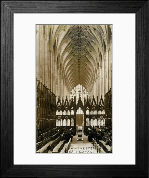 Framed Print : The Cathedral, Winchester, Hampshire Framed Print : The Cathedral, Winchester, Hampshire