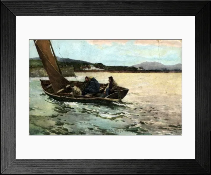 Framed Print : Coastal View, County Galway Framed Print : Coastal View, County Galway