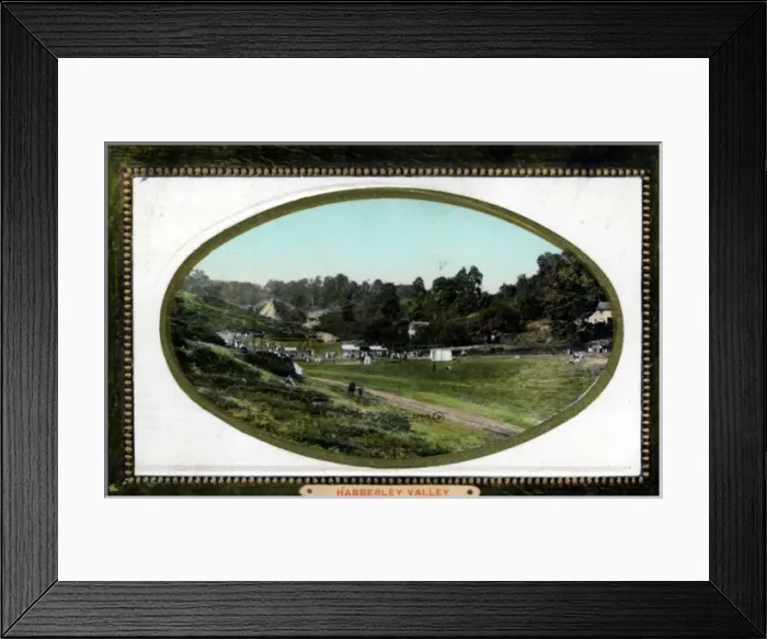 Framed Print : Scenic View, Habberley Valley, Worcestershire Framed Print : Scenic View, Habberley Valley, Worcestershire