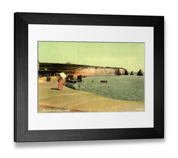 Framed Print : Freshwater Bay, Freshwater, Isle of Wight Framed Print : Freshwater Bay, Freshwater, Isle of Wight