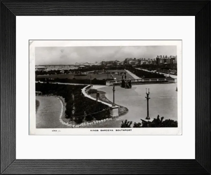 Framed Print : Kings Gardens, Southport, Lancashire Framed Print : Kings Gardens, Southport, Lancashire
