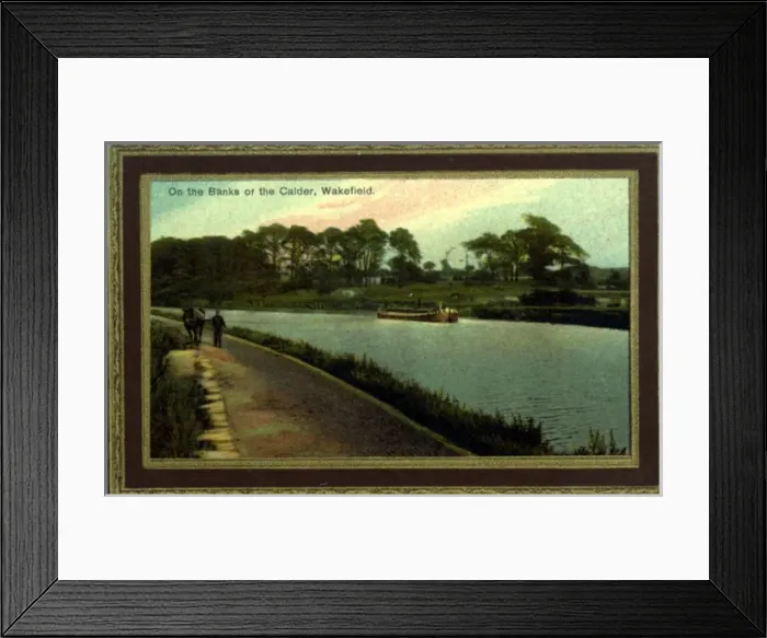 Framed Print : River Calder, Wakefield, Yorkshire Framed Print : River Calder, Wakefield, Yorkshire