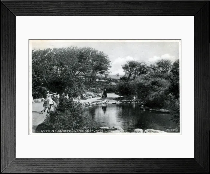 Framed Print : Ashton Gardens, St Annes-On-Sea, Lancashire