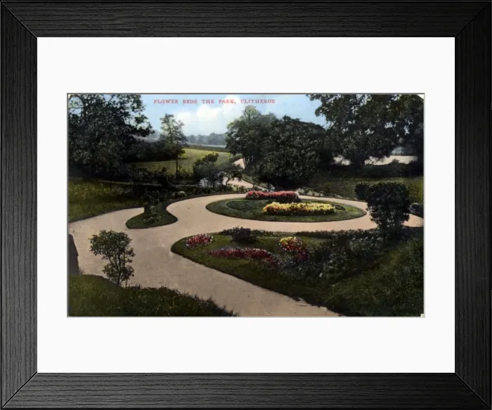 Framed Print : The Park, Clitheroe, Lancashire Framed Print : The Park, Clitheroe, Lancashire
