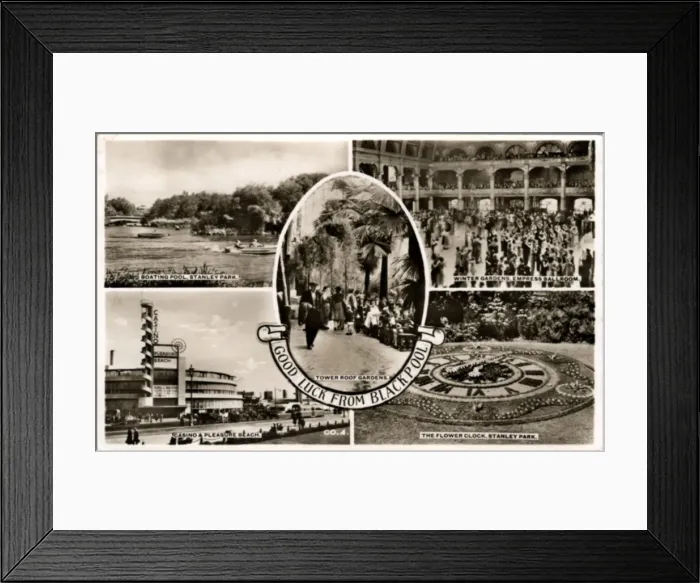 Framed Print : Multiview, Blackpool, Lancashire Framed Print : Multiview, Blackpool, Lancashire