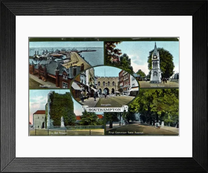 Framed Print : Multiview, Southampton, Hampshire Framed Print : Multiview, Southampton, Hampshire