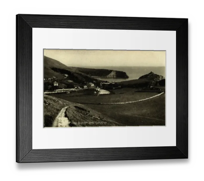 Framed Print : The Village, Lulworth Cove, Dorset Framed Print : The Village, Lulworth Cove, Dorset