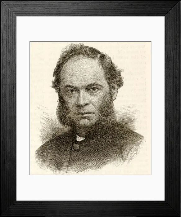 Framed Print : Hugh Reginald Haweis - English cleric and writer Framed Print : Hugh Reginald Haweis - English cleric and writer