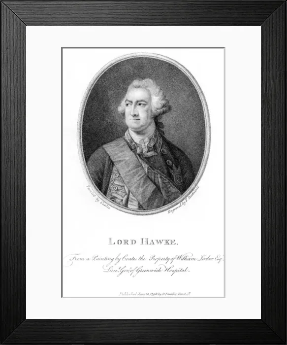 Framed Print : Sir Edward Hawke, 1st Baron Hawke Framed Print : Sir Edward Hawke, 1st Baron Hawke