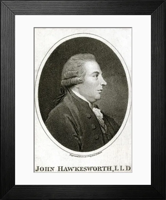 Framed Print : John Hawkesworth - English author and book editor Framed Print : John Hawkesworth - English author and book editor
