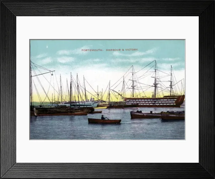 Framed Print : The Harbour, Portsmouth, Hampshire Framed Print : The Harbour, Portsmouth, Hampshire