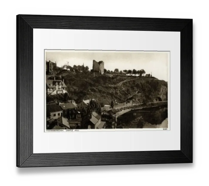 Framed Print : Castle Hill, Knaresborough, Yorkshire Framed Print : Castle Hill, Knaresborough, Yorkshire