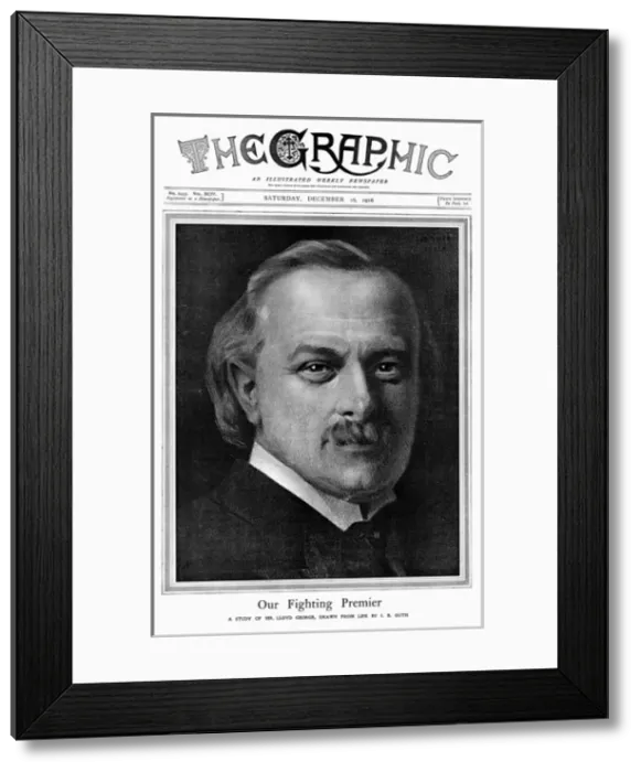 Framed Print : David Lloyd George on the cover of The Graphic during WWI Framed Print : David Lloyd George on the cover of The Graphic during WWI
