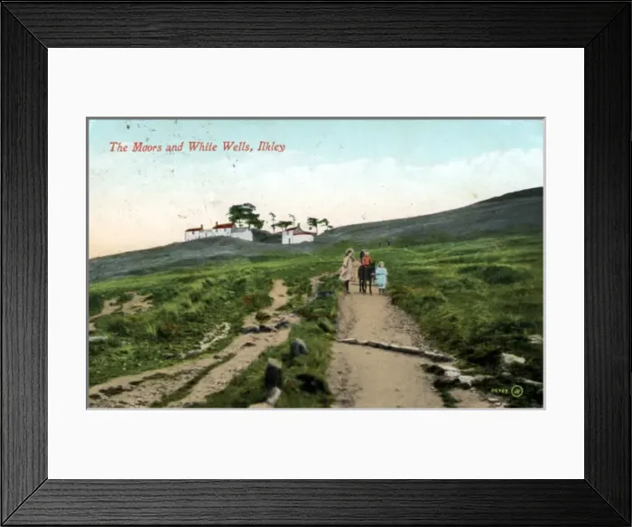 Framed Print : The Moors & White Wells, Ilkley, Yorkshire Framed Print : The Moors & White Wells, Ilkley, Yorkshire